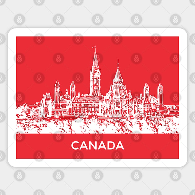 Canada Sticker by Lakeric